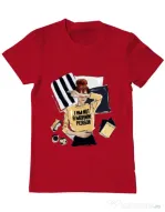 Tricou ADLER barbat I am not a morning person Rosu