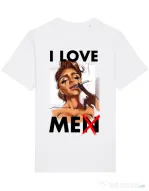 Tricou STANLEY STELLA barbat Black tears Alb