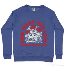 Bluza ADLER barbat Find what you love Albastru melanj