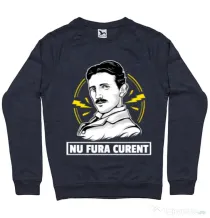 Bluza ADLER barbat Nu fura curent Denim inchis