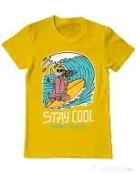 Tricou ADLER barbat stay cool Galben