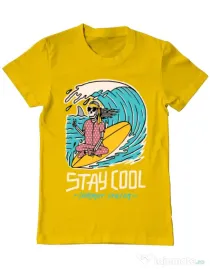 Tricou ADLER barbat stay cool Galben
