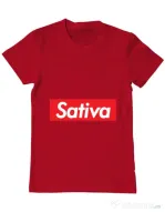 Tricou ADLER barbat Sativa Rosu