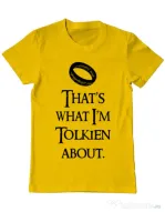 Tricou ADLER barbat Tolkien Galben