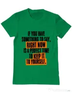 Tricou ADLER barbat Keep it to yourself Verde mediu