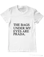 Tricou ADLER barbat Prada bags Alb