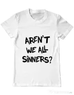Tricou ADLER barbat Sinners Alb