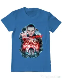 Tricou ADLER barbat Bitchin Albastru azuriu