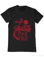 Tricou ADLER barbat Love Negru