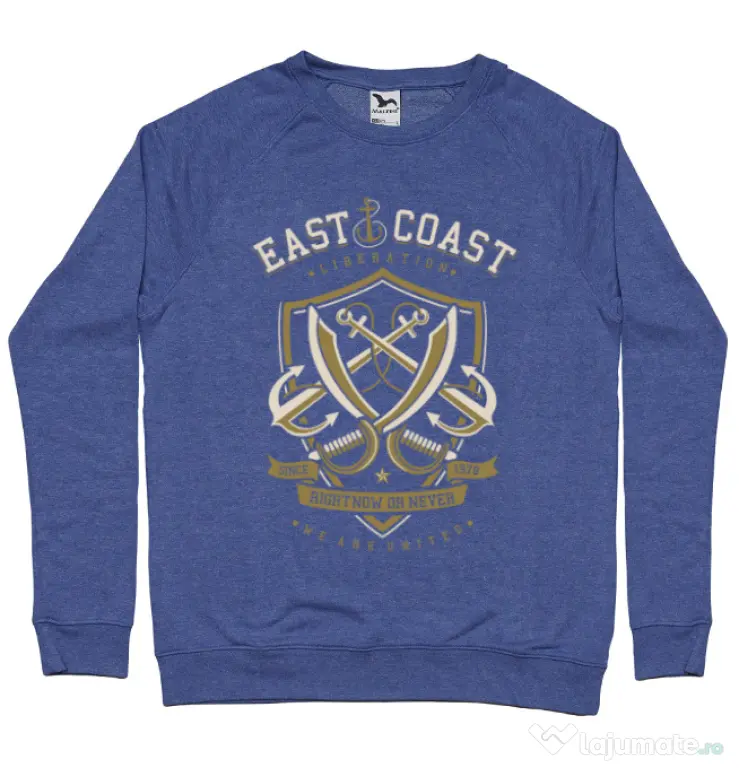 Bluza ADLER barbat East Coast Albastru melanj
