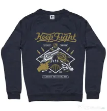 Bluza ADLER barbat Keep Fight Denim inchis