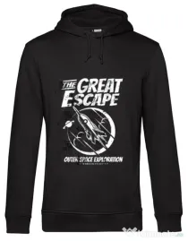 Hoodie barbat cu gluga The Great Escape Negru