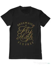 Tricou ADLER barbat Fly High Negru