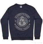 Bluza ADLER barbat Cloned to Fight Denim inchis