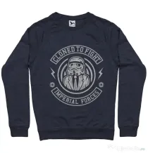 Bluza ADLER barbat Cloned to Fight Denim inchis