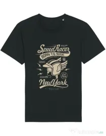 Tricou STANLEY STELLA barbat Speed Racer Negru