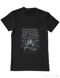 Tricou ADLER barbat United By Pain Negru