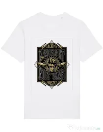 Tricou STANLEY STELLA barbat Make Art Not War Alb