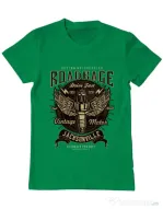 Tricou ADLER barbat Road Rage Verde mediu