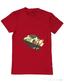 Tricou ADLER barbat Born To Cook Rosu