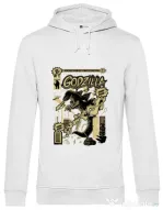 Hoodie barbat cu gluga Godzilla Alb
