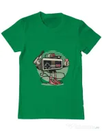 Tricou ADLER barbat Let's Play Verde mediu