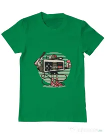 Tricou ADLER barbat Let's Play Verde mediu