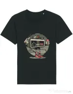 Tricou STANLEY STELLA barbat Let's Play Negru
