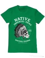 Tricou ADLER barbat Native Trooper Verde mediu