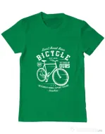 Tricou ADLER barbat Bicycle Verde mediu