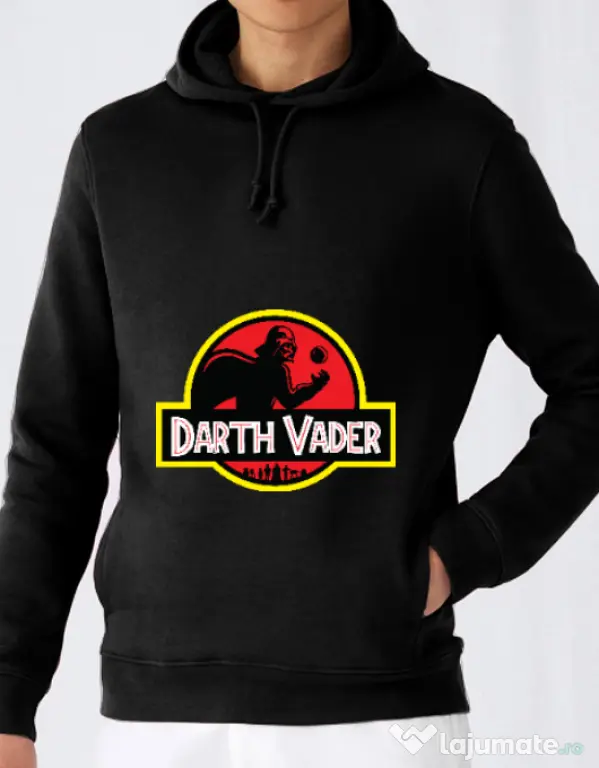 Hoodie barbat cu gluga Darth Vader Negru