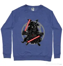 Bluza ADLER barbat Darkside Samurai Albastru melanj