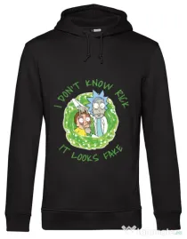 Hoodie barbat cu gluga It looks fake Negru