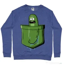Bluza ADLER barbat Pocket Pickle Albastru melanj