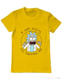 Tricou ADLER barbat God Galben