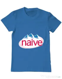 Tricou ADLER barbat Naive Albastru azuriu