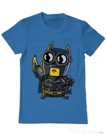 Tricou ADLER barbat Bat minion Albastru azuriu