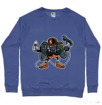 Bluza ADLER barbat Lets play Albastru melanj