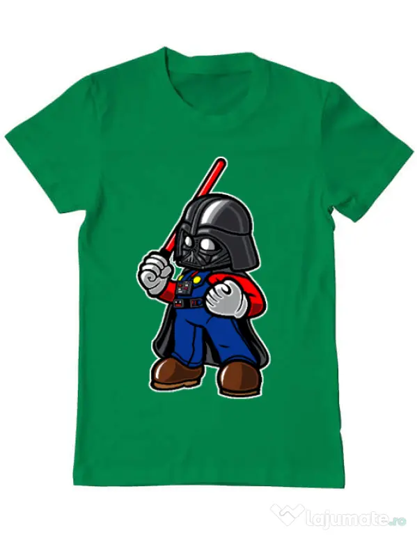 Tricou ADLER barbat Darth plumber Verde mediu