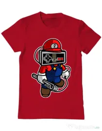 Tricou ADLER barbat Player head Rosu