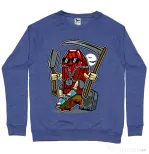 Bluza ADLER barbat Coffin Skater Albastru melanj