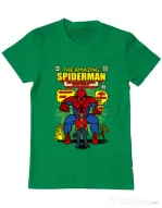 Tricou ADLER barbat The Amazing Spiderman Verde mediu