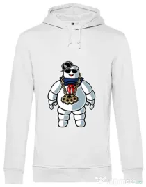 Hoodie barbat cu gluga Stay Dope Alb