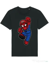 Tricou STANLEY STELLA barbat Spider Plumber Negru