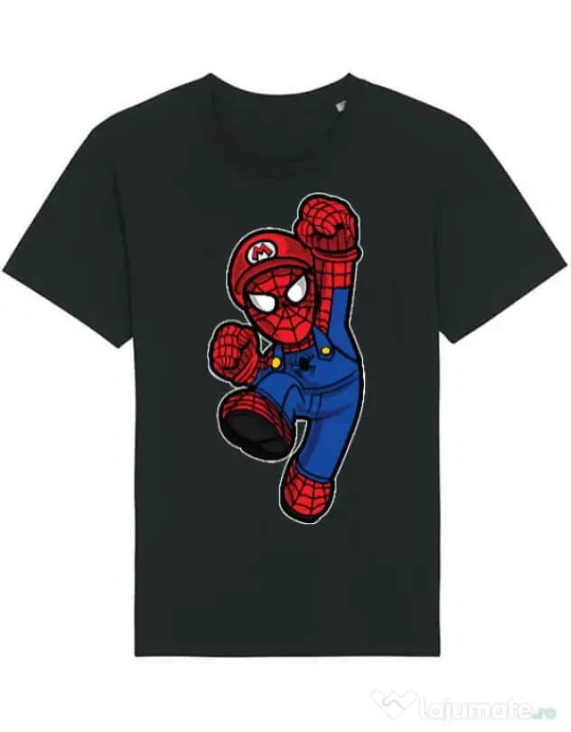 Tricou STANLEY STELLA barbat Spider Plumber Negru