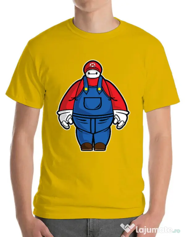 Tricou ADLER barbat Baymario Galben