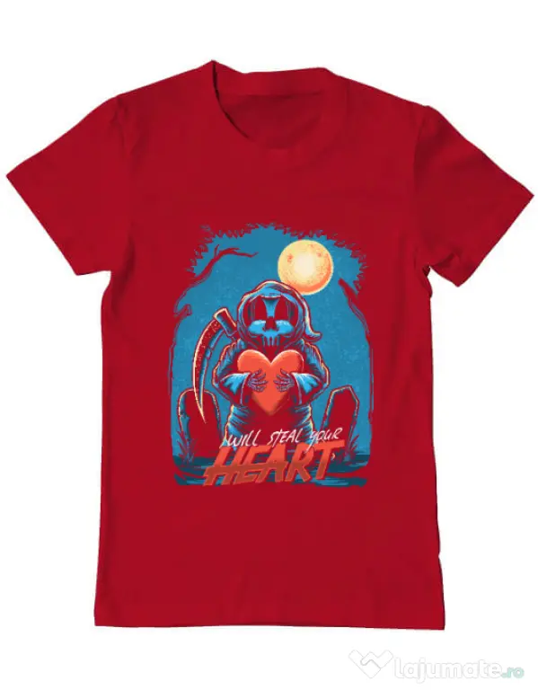 Tricou ADLER barbat Steal Heart Rosu
