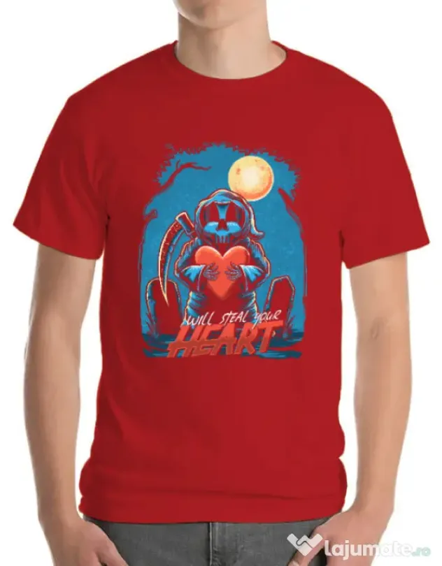 Tricou ADLER barbat Steal Heart Rosu