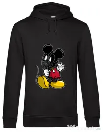 Hoodie barbat cu gluga Mickey Bane Negru