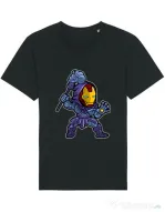 Tricou STANLEY STELLA barbat Iron Skeletor Negru